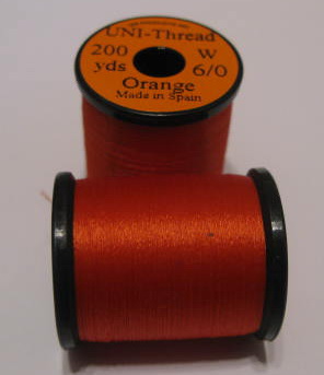 ��������� ���� UNI THREAD 6/0 orange 200 yds